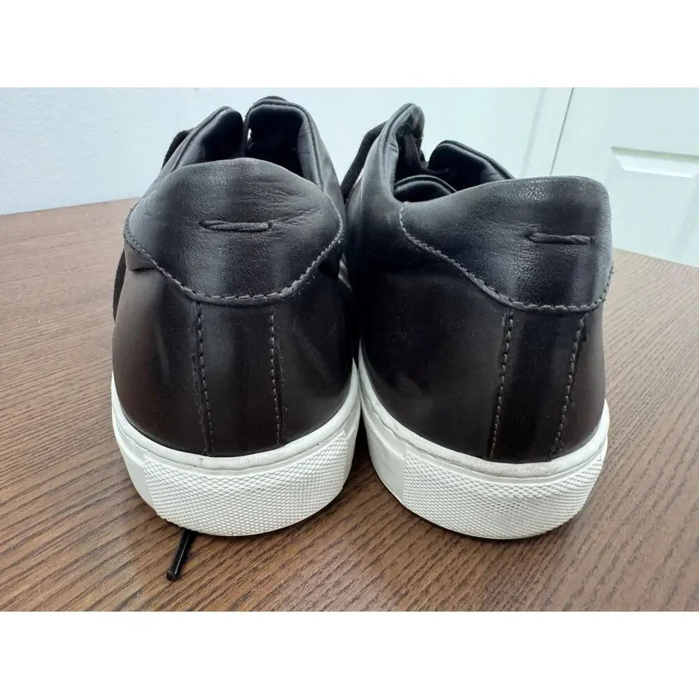 $395 - TO BOOT NEW YORK Pullman Leather Sneaker in Brown Size 11.5 (sh300thrifty